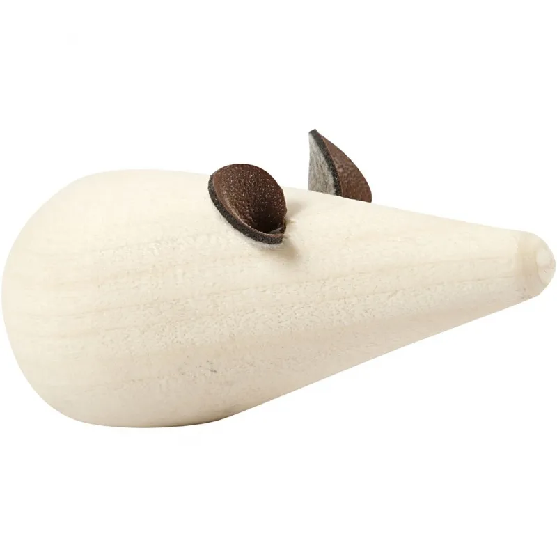 Maus, L 6,5 cm, D 3,5 cm, 2 Stk/ 1 Pck