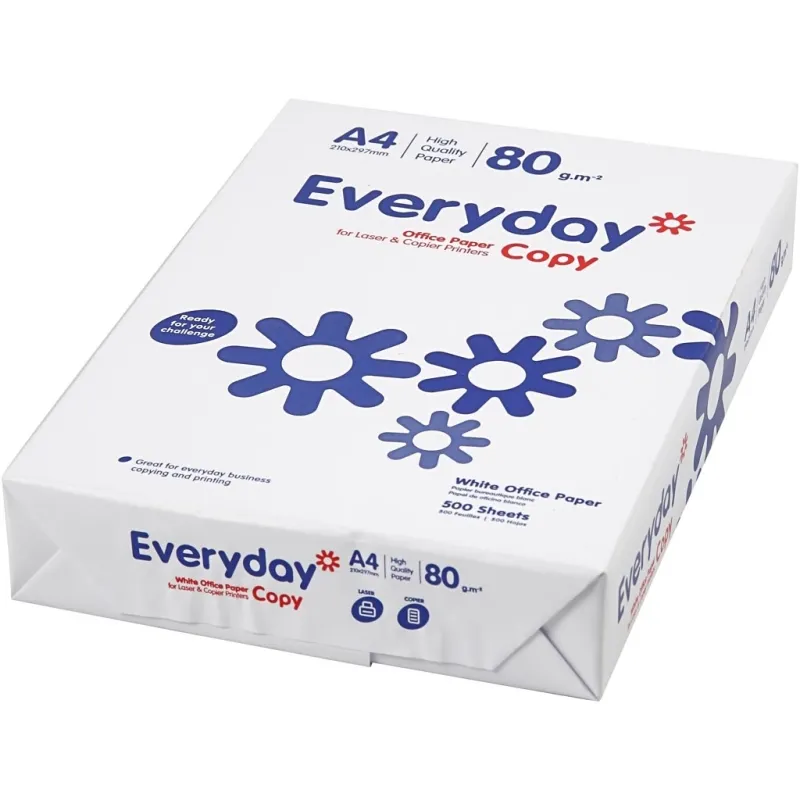 Zeichenpapier, A4, Blatt 210x297 mm, 80 g, Weiß, 500 Bl./ 1 Pck