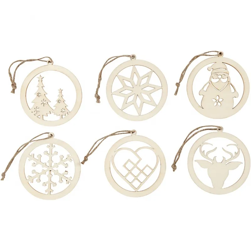 Weihnachtsschmuck, D 8 cm, Dicke 0,3 cm, 144 Stk/ 1 Pck