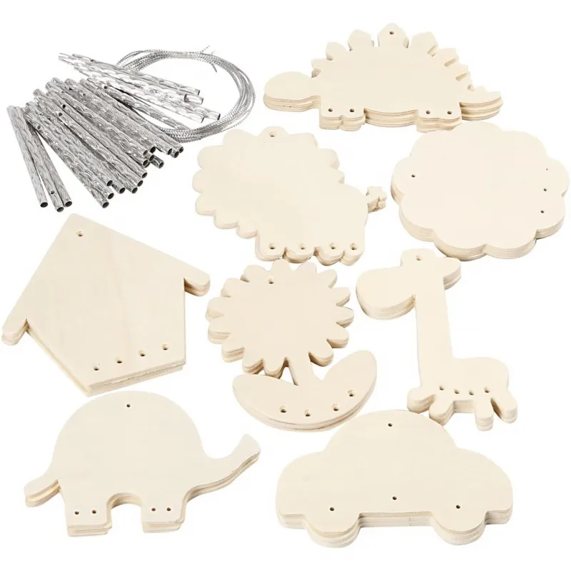 Windspiele, Größe 9-14 cm, Dicke 2 mm, 24 Stk/ 1 Pck