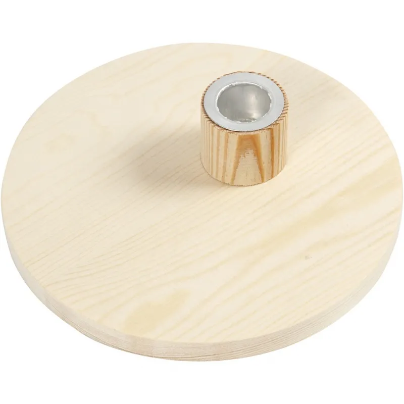 Kerzenhalter, H 4 cm, D 16 cm, 1 Stk