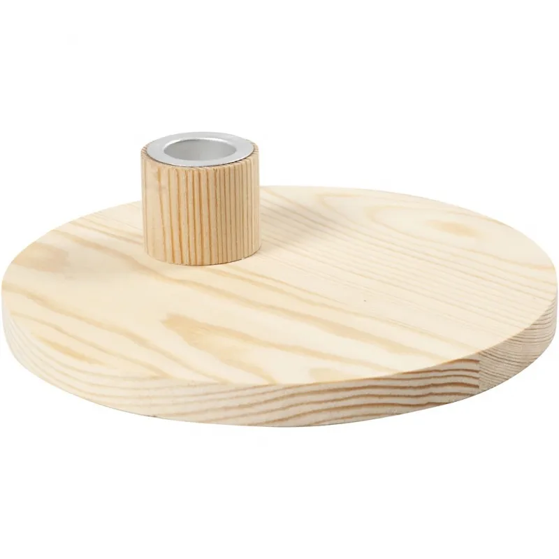 Kerzenhalter, H 4 cm, D 16 cm, 1 Stk