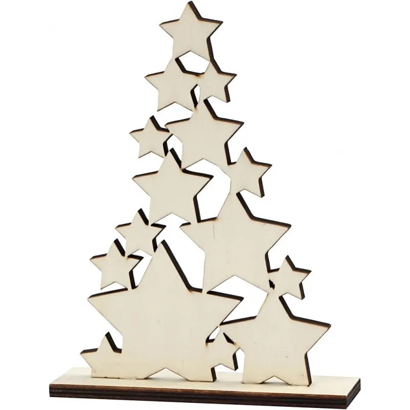 Weihnachtsbaum, H 19,6 cm, T 4 cm, B 14,7 cm, 1 Stk