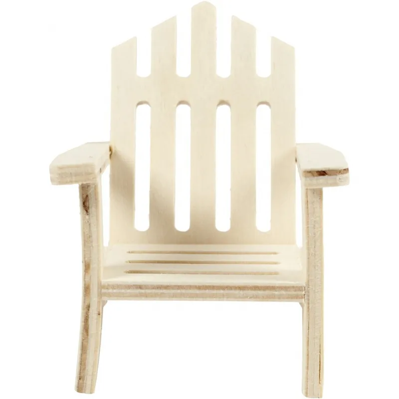 Gartenstuhl, H 9 cm, T 9 cm, B 7,5 cm, 1 Stk