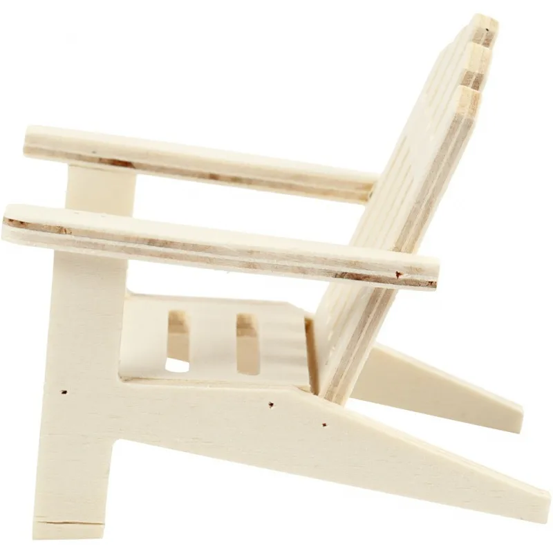 Gartenstuhl, H 9 cm, T 9 cm, B 7,5 cm, 1 Stk