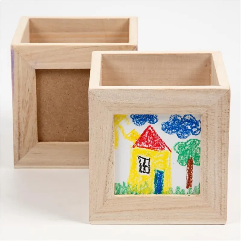 Stiftebehälter, Größe 10x10x10 cm, Lochgröße 6,2x6,2 cm, 1 Stk