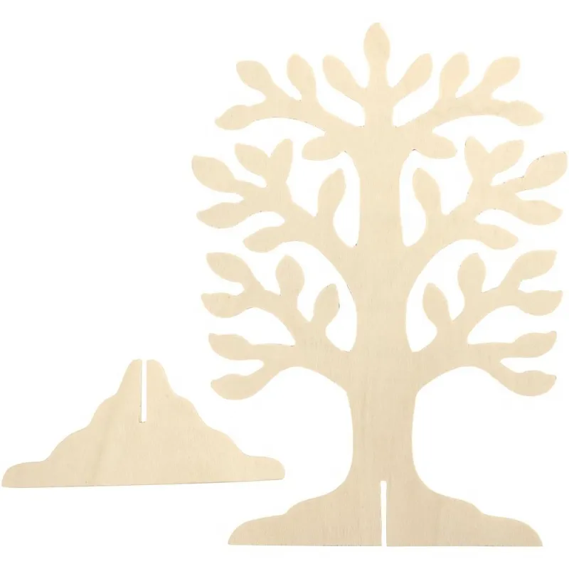 Baum, Größe 30x21,5 cm, Dicke 2 mm, 10 Stk/ 1 Pck