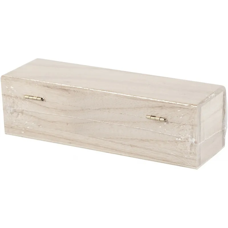 Längliches Holzkästchen, Größe 20x6x6 cm, 1 Stk