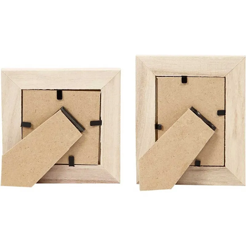 Aufstellrahmen aus Holz, Größe 10x10+9x11 cm, 80 Stk/ 1 Pck