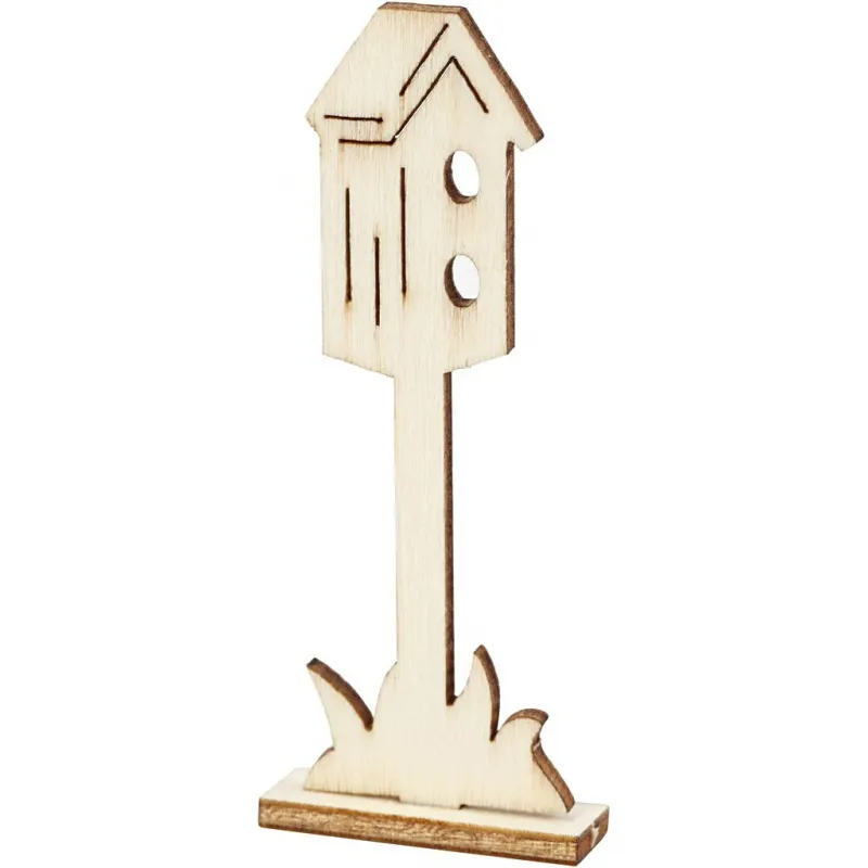 Zusammensteckbare Holzfiguren, L 15,5 cm, B 17 cm, Dicke 3 mm, 1 Pck