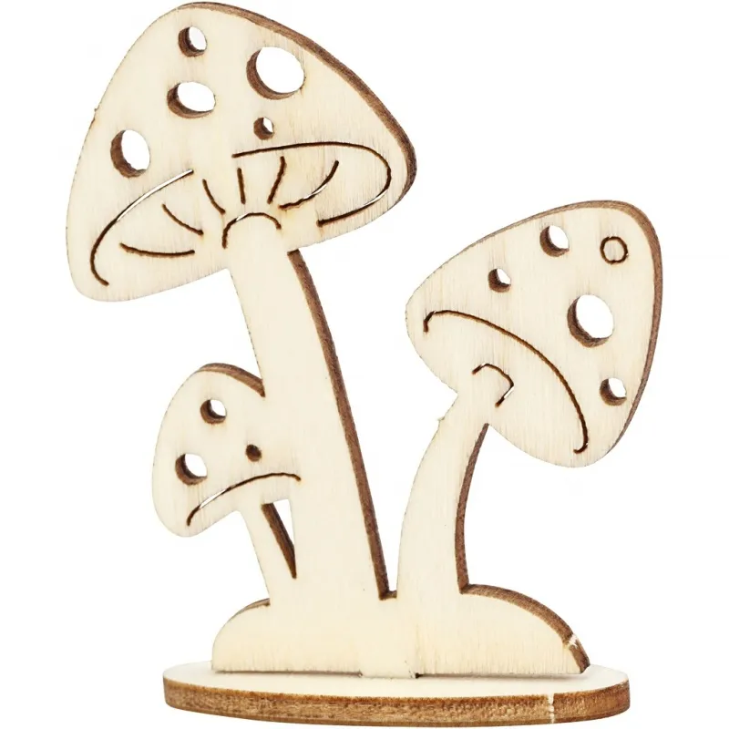 Zusammensteckbare Holzfiguren, L 15,5 cm, B 17 cm, Dicke 3 mm, 1 Pck