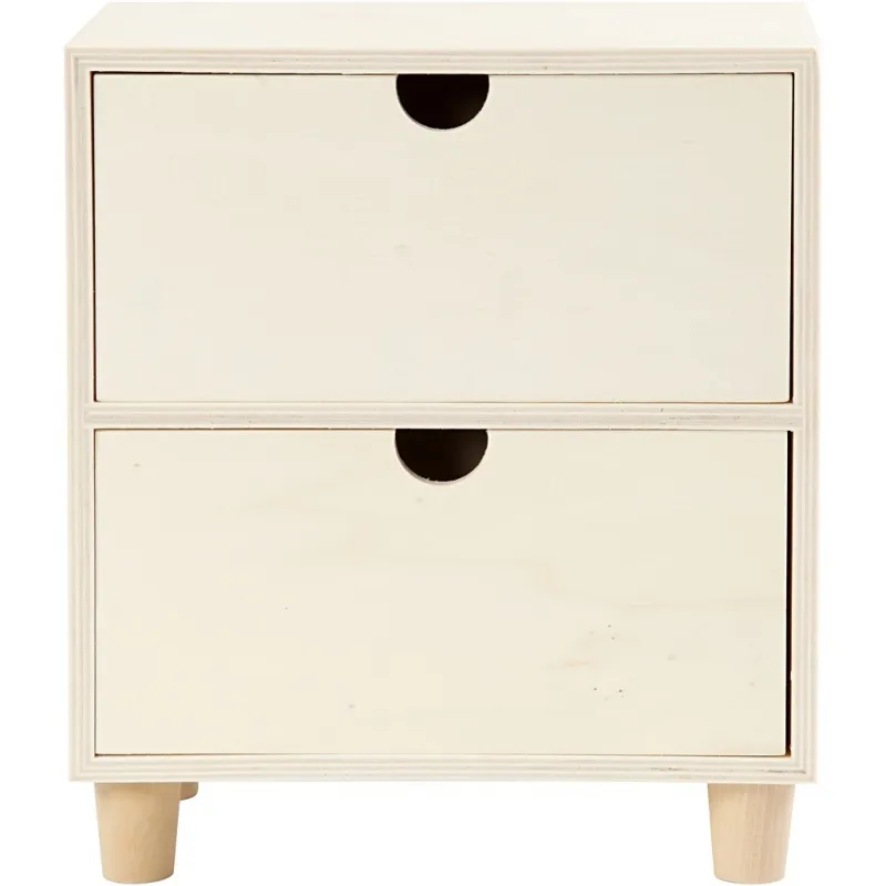 Kommode, H 23 cm, T 11,5 cm, B 20 cm, 1 Stk