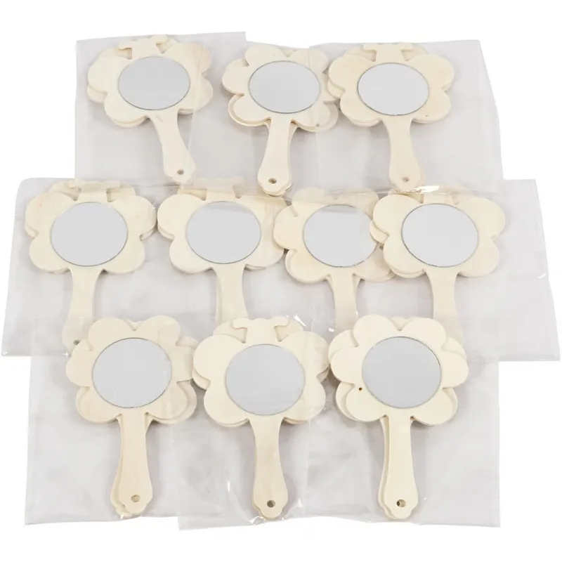 Handspiegel, H 13,9 cm, B 9 cm, 20 Stk/ 1 Pck