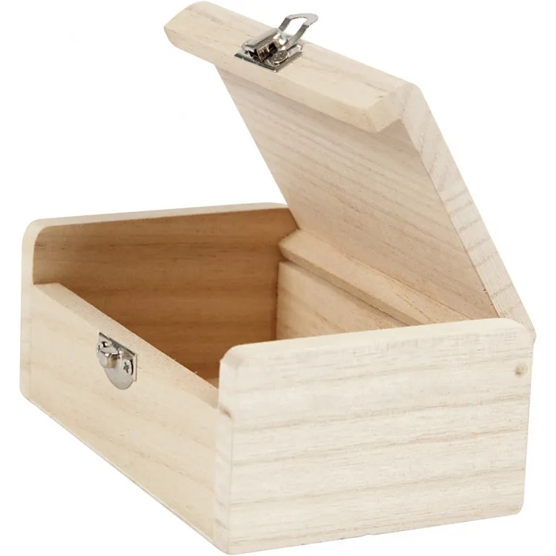 Schmuckkästchen, H 4.5 cm, L 11.5 cm, B 7,5 cm, 1 Stk