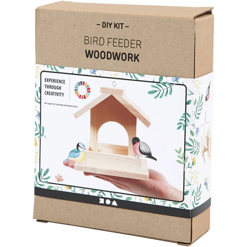 Vogelfutterspender, H 12,5 cm, T 14,5 cm, B 11,5 cm, 1 Stk