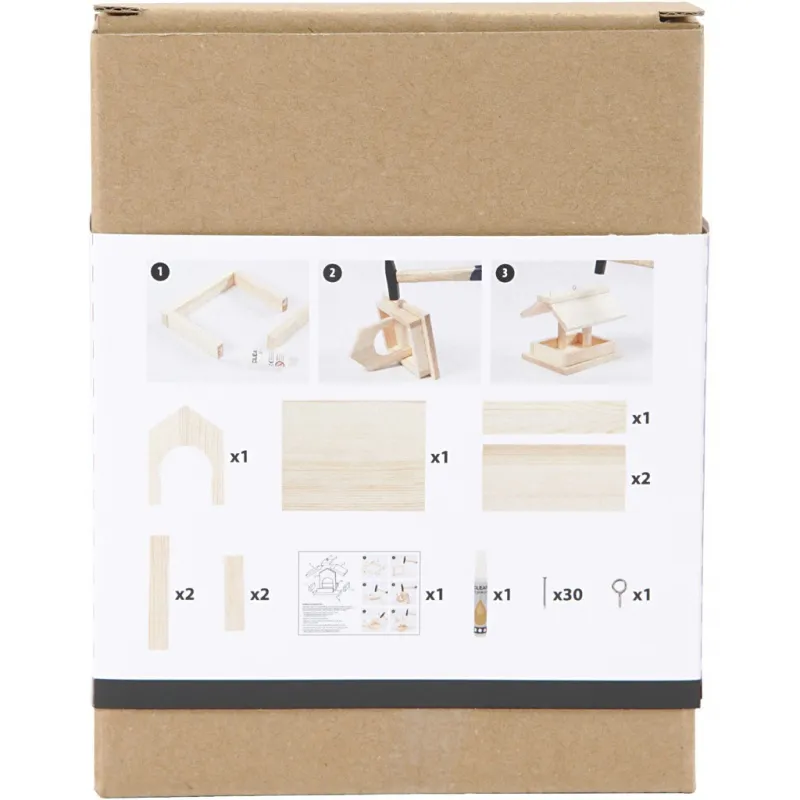 Vogelfutterspender, H 12,5 cm, T 14,5 cm, B 11,5 cm, 1 Stk