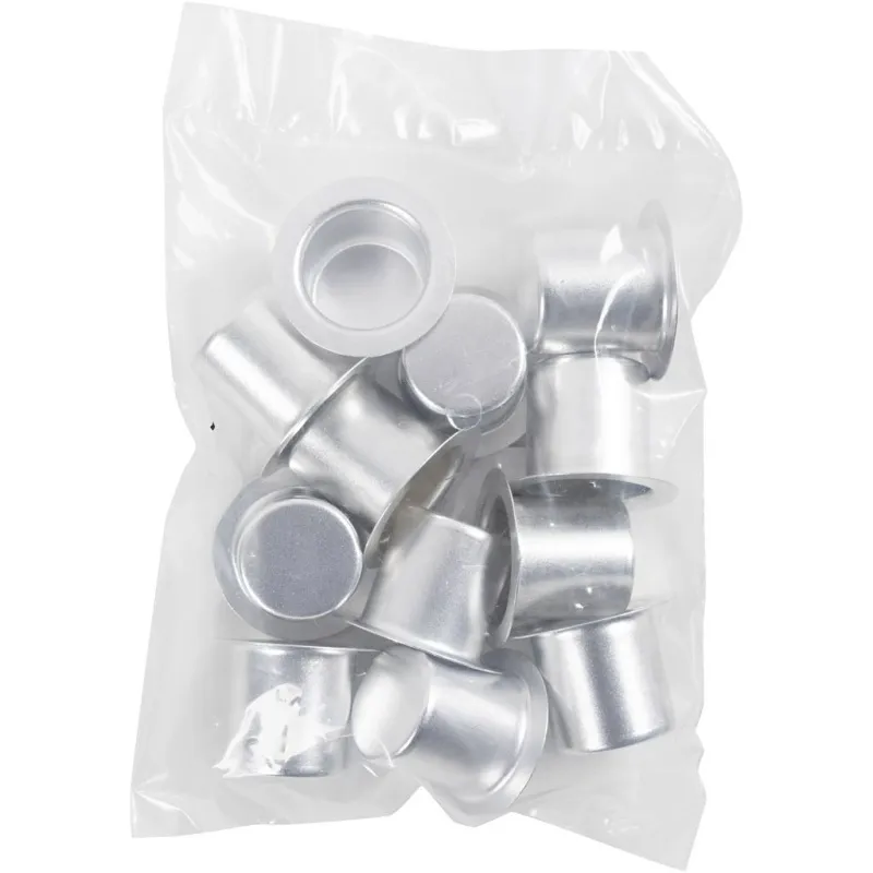 Kerzenmanschetten, H 23 mm, D 31 mm, 12 Stk/ 1 Pck