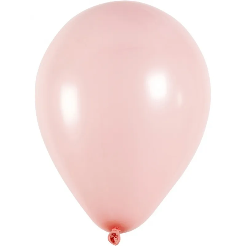 Ballons, D 23 cm, rund, Rosa, 10 Stk/ 1 Pck
