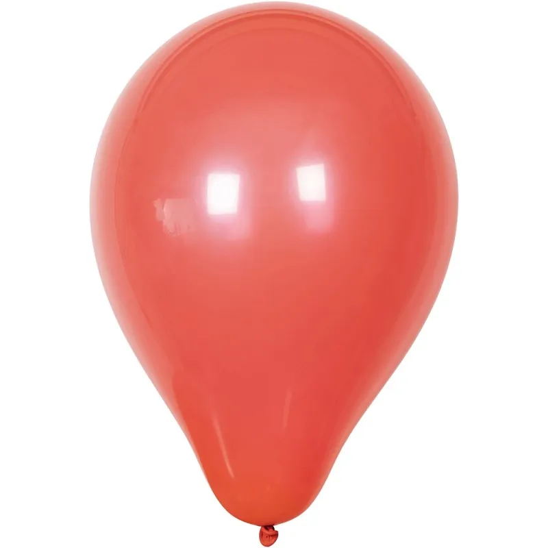 Ballons, D 23 cm, rund, Rot, 10 Stk/ 1 Pck