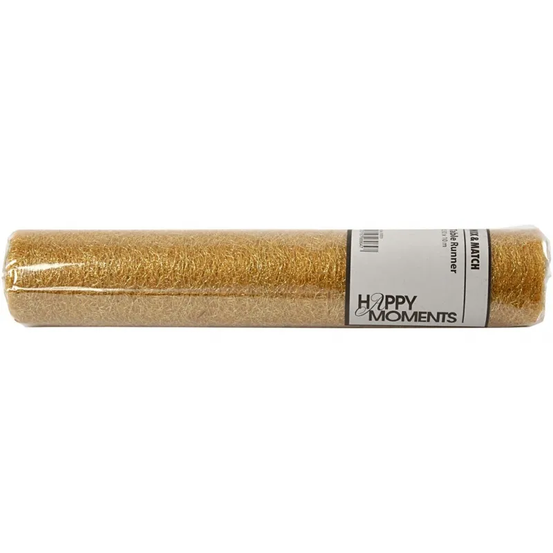 Tischläufer, B 30 cm, Gold, 10 m/ 1 Rolle