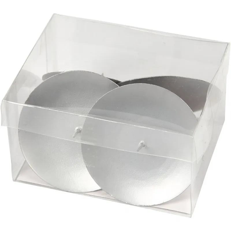 Adventskranz-Kerzenhalter, H 6 cm, D 7 cm, 4 Stk/ 1 Pck