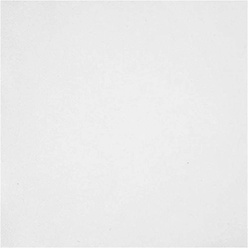Servietten, Größe 40x40 cm, 60 g, Weiß, 20 Stk/ 1 Pck