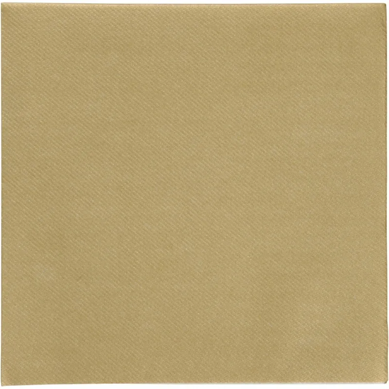 Servietten, Größe 40x40 cm, 60 g, Gold, 20 Stk/ 1 Pck