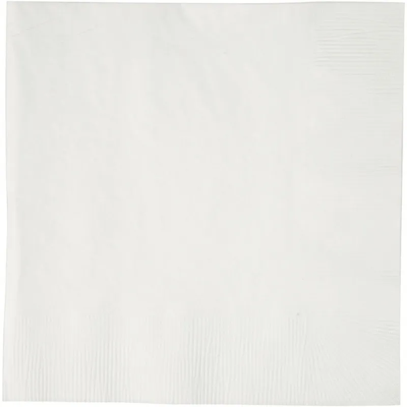 Servietten, Größe 33x33 cm, Weiß, 20 Stk/ 1 Pck