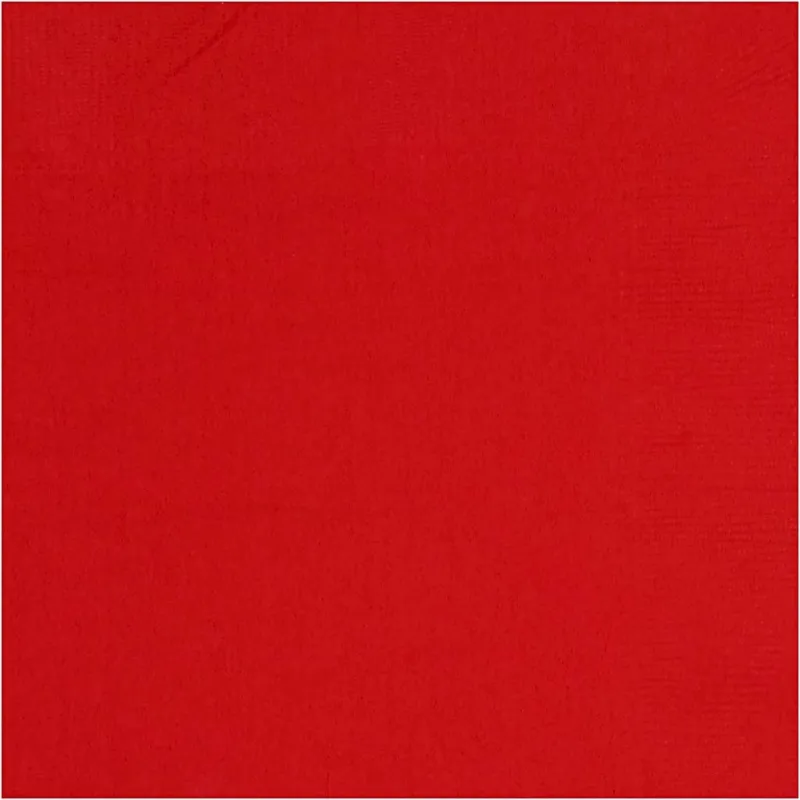 Servietten, Größe 33x33 cm, Rot, 20 Stk/ 1 Pck
