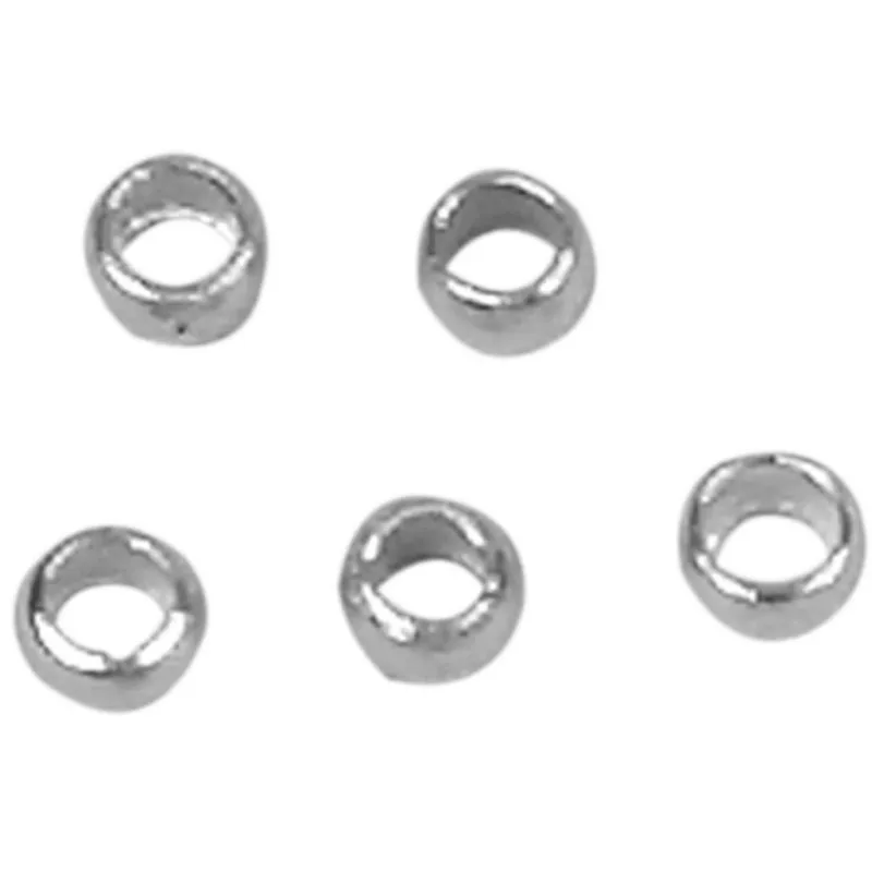 Quetschperlen, D 2 mm, Silber, 1000 Stk/ 1 Pck
