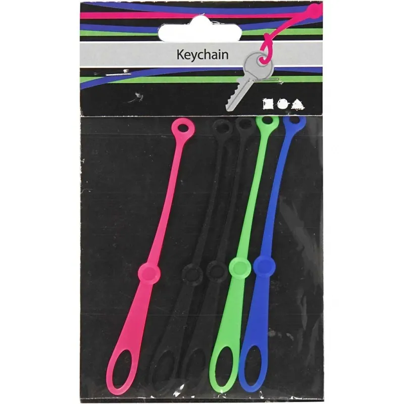 Schlüsselband, L 10,5 cm, B 1 cm, 5 Stk/ 1 Pck