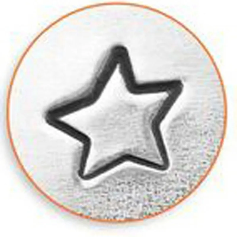 Prägestempel, Stern, L 65 mm, Größe 3 mm, 1 Stk