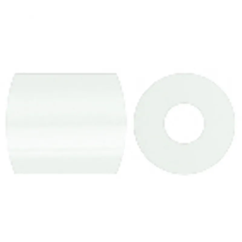 Bügelperlen, Größe 5x5 mm, Lochgröße 2,5 mm, medium, Weiß (32221), 6000 Stk/ 1 Pck