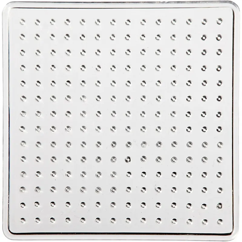 Steckplatte, Kleines Quadrat, Größe 7x7 cm, medium, 10 Stk/ 1 Pck