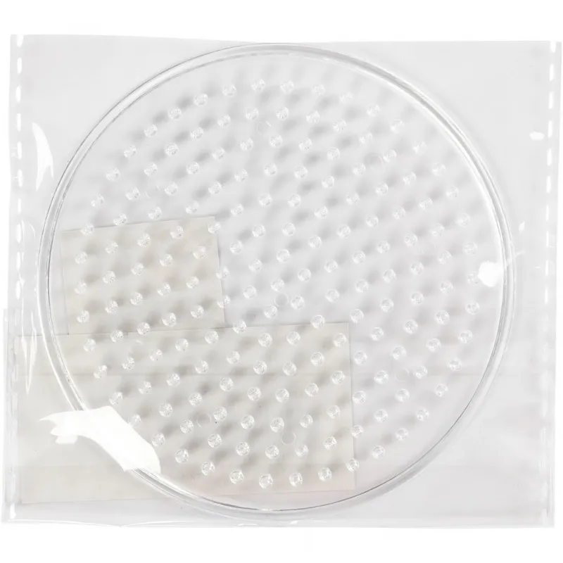 Steckplatte, Kleiner Kreis, D 8,5 cm, medium, Transparent, 1 Stk