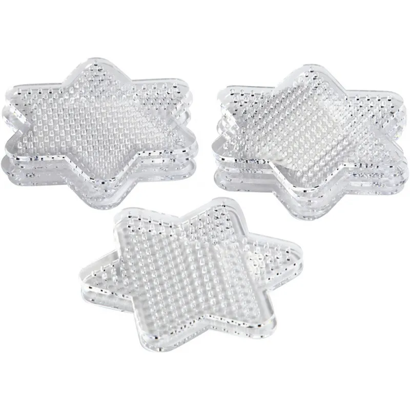 Steckplatte, Kleiner Stern, D 10 cm, medium, 10 Stk/ 1 Pck