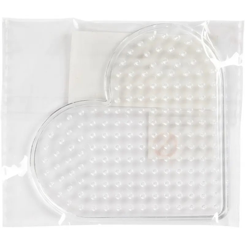 Steckplatte, Größe 7 cm, medium, Transparent, 1 Stk