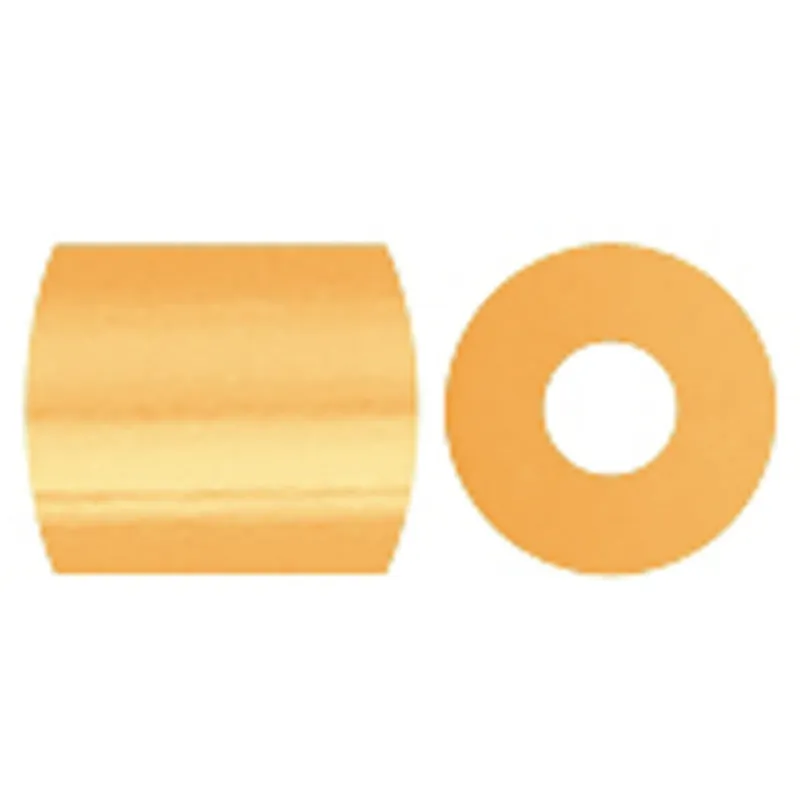 Fotoperlen, Größe 5x5 mm, Lochgröße 2,5 mm, medium, Hellorange (26), 6000 Stk/ 1 Pck