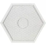Steckplatte, Großes Sechseck, Größe 15x15 cm, medium, 10 Stk/ 1 Pck