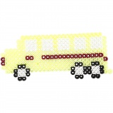 Steckplatte, Auto, Flugzeug, Boot, Traktor, Bus und Fahrrad, Größe 9x9,5+11x16 cm, 6 Stk/ 1 Pck