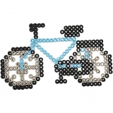 Steckplatte, Auto, Flugzeug, Boot, Traktor, Bus und Fahrrad, Größe 9x9,5+11x16 cm, medium, 6 Stk/ 1 Pck