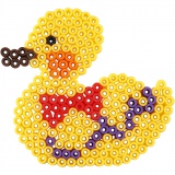 Steckplatte, Ente, Elefant, Giraffe, Bär, Pferd und Fisch, Größe 10x11-13x16,5 cm, medium, 6 Stk/ 1 Pck