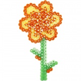 Steckplatte, Blumen, Mädchen, Junge, Apfel und Birne, Größe 8,5x14-14x16 cm, medium, 6 Stk/ 1 Pck