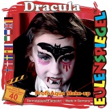 Eulenspiegel Gesichtsschminke - Motivset, Dracula, Sortierte Farben, 1 Set
