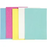 Moosgummi, A5, Blatt 148x210 mm, Dicke 2 mm, 5 Bl./ 1 Pck