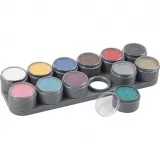 Grimas Schminkpalette, Sortierte Farben, 180 ml, 12x15 ml/ 1 Stk