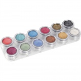 Grimas Gesichtsschminke auf Farbpalette, Perlmuttfarben, 12x2.50 ml/ 1 Stk