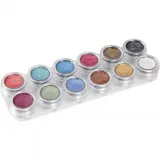 Grimas Schminkpalette, Perlmuttfarben, 12x2.50 ml/ 1 Stk