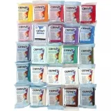 Cernit, Inhalt kann variieren , Sortierte Farben, 25x56 g/ 1 Pck