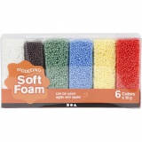 Soft Foam, Standard-Farben, 6x10 g/ 1 Pck